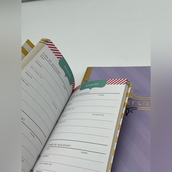 Bucket List and Important Recollections creative year journal 40 sheets each - Picture 7 of 9